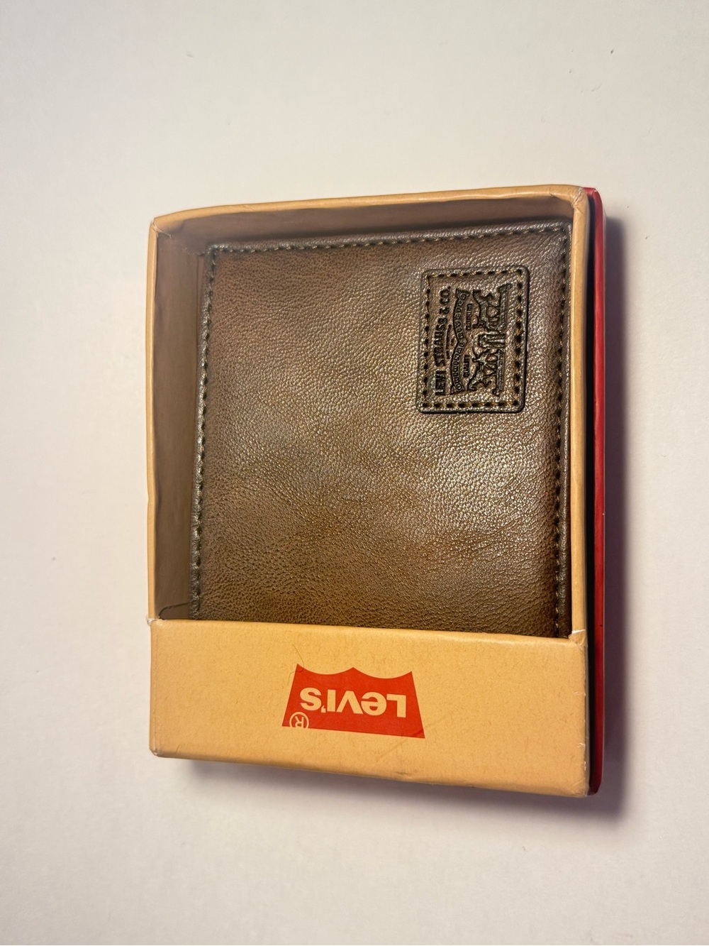 Levi's Brown Leather Card & Key Holder Wallet